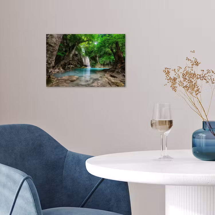 Poster - Jungle - Waterval - Planten - Water - Natuur — 4