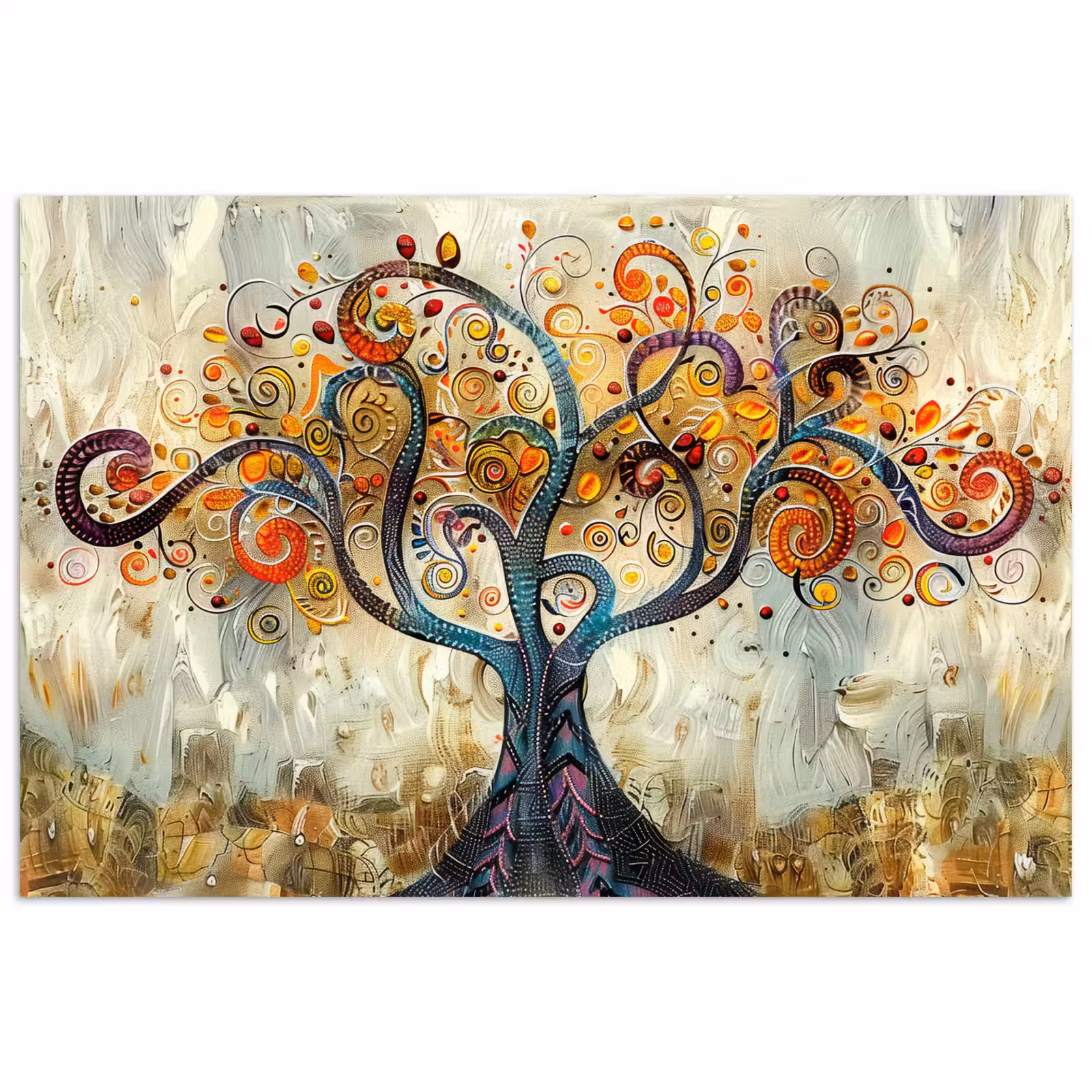Poster - Kunst - Levensboom - Botanisch - Abstract — 1