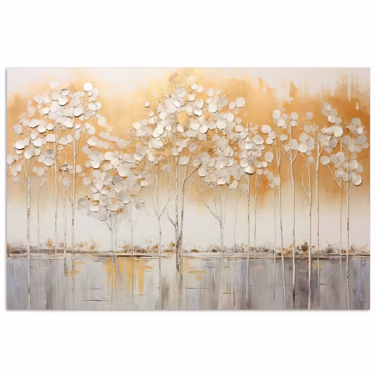 Poster - Bomen - Kunst - Acryl - Natuur — 1