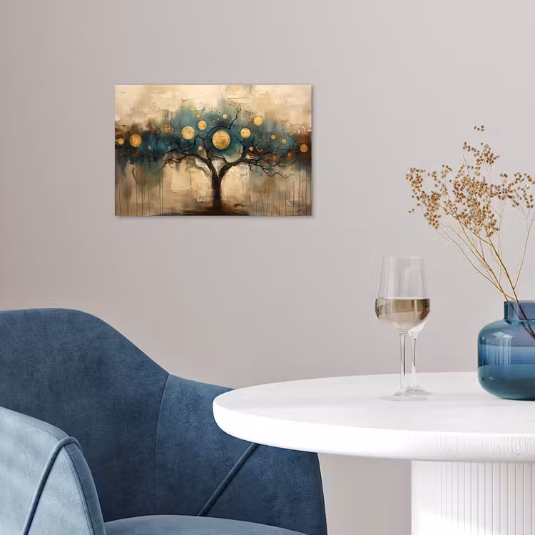Poster - Boom - Kunst - Maan - Watercolor — 4