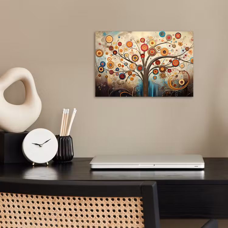Poster - Boom - Tree of life - Kleur — 2