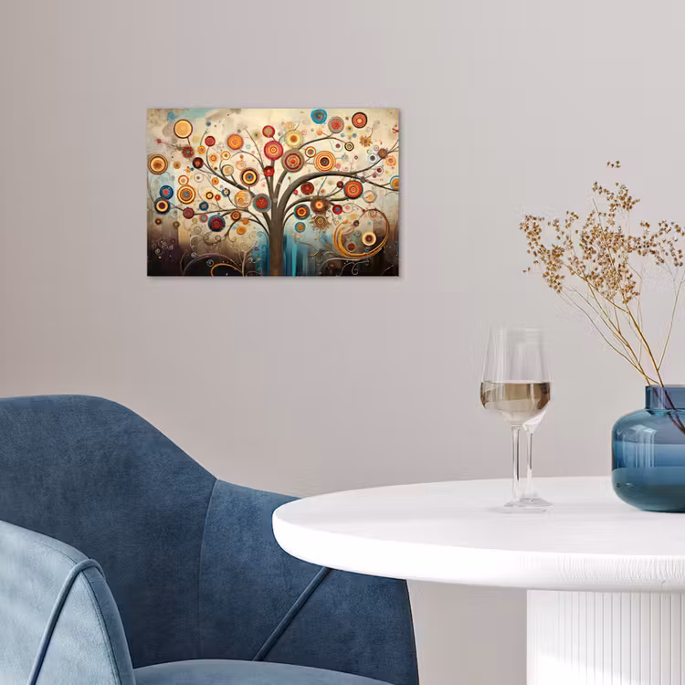 Poster - Boom - Tree of life - Kleur — 4