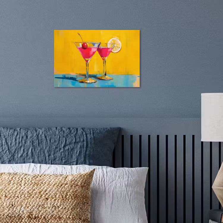 Poster - Glazen - Cocktail - Citroen - Kers — 3