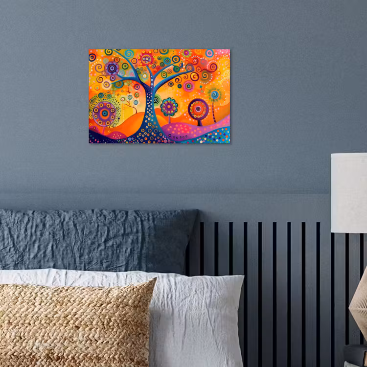 Poster - Boom - Levensboom - Abstract - Kleurrijk — 3