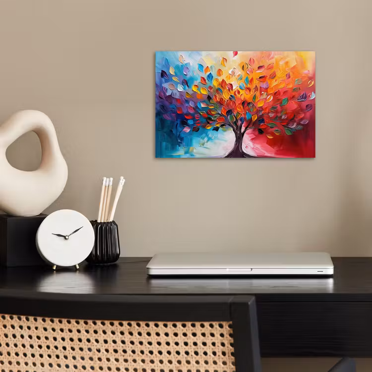 Poster - Boom - Levensboom - Kleurrijk - Abstract — 2