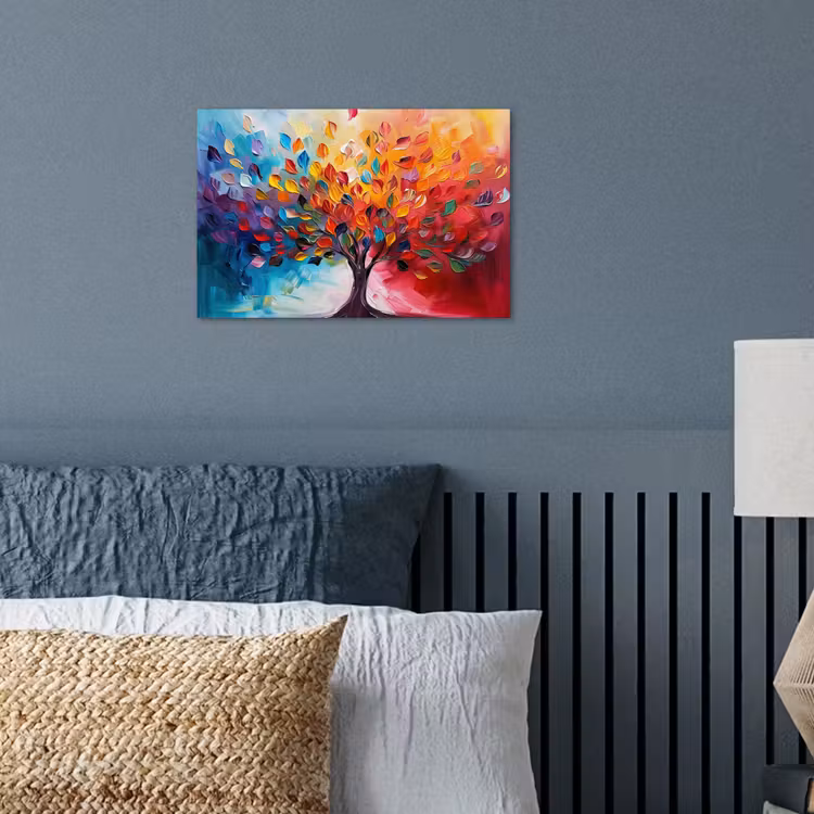 Poster - Boom - Levensboom - Kleurrijk - Abstract — 3