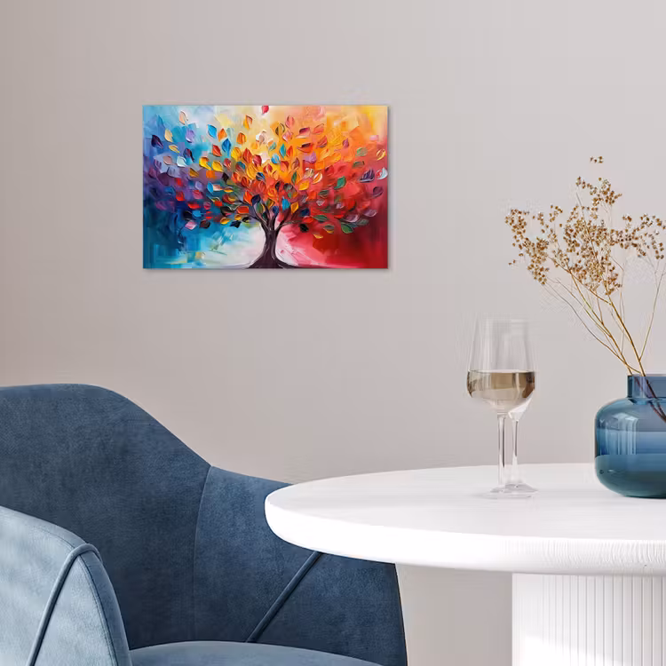 Poster - Boom - Levensboom - Kleurrijk - Abstract — 4
