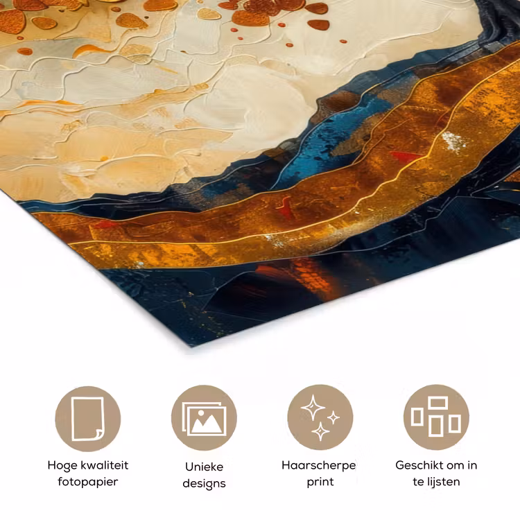 Poster - Boom - Natuur - Goud - Modern — 5