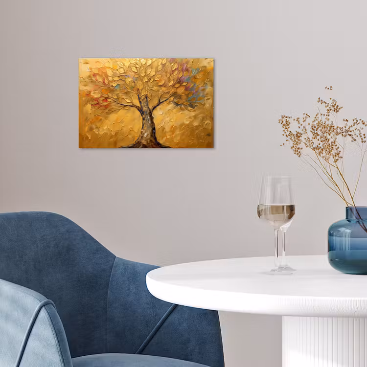 Poster - Goud - Boom - Abstract - Modern — 4