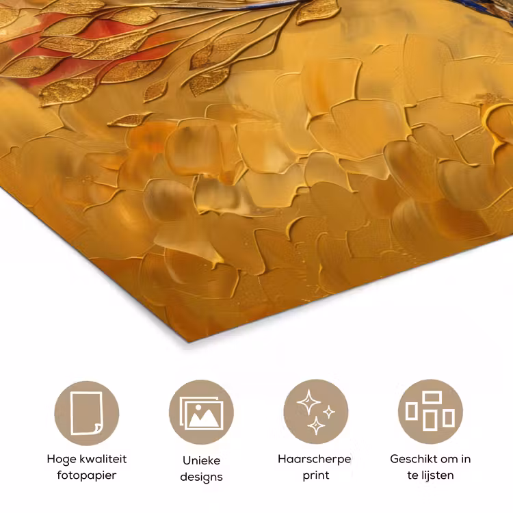 Poster - Goud - Boom - Abstract - Modern — 5