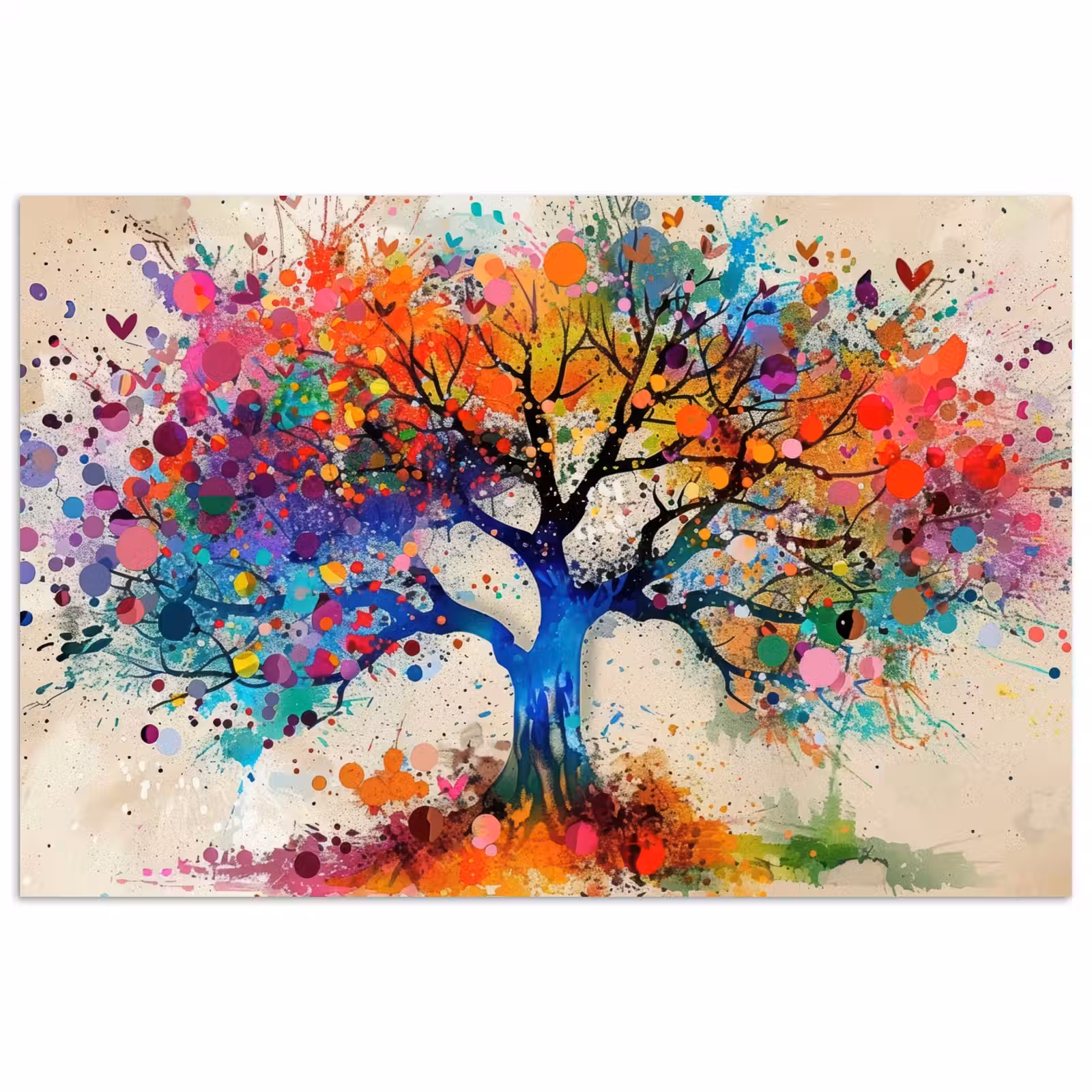Poster - Levensboom - Natuur - Kleurrijk - Boom — 1