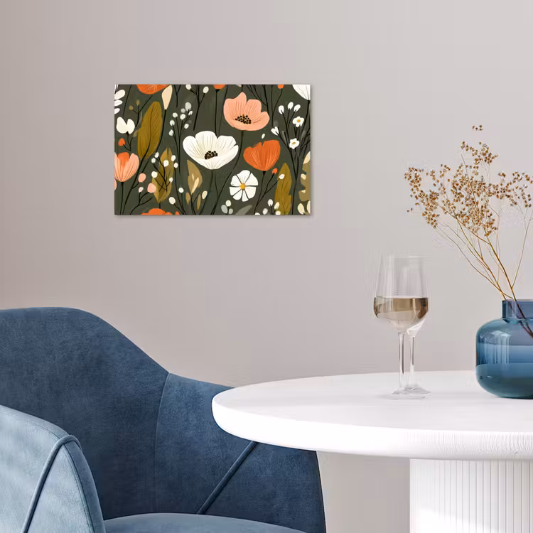 Poster - Bloemen - Illustratie - Groen — 4