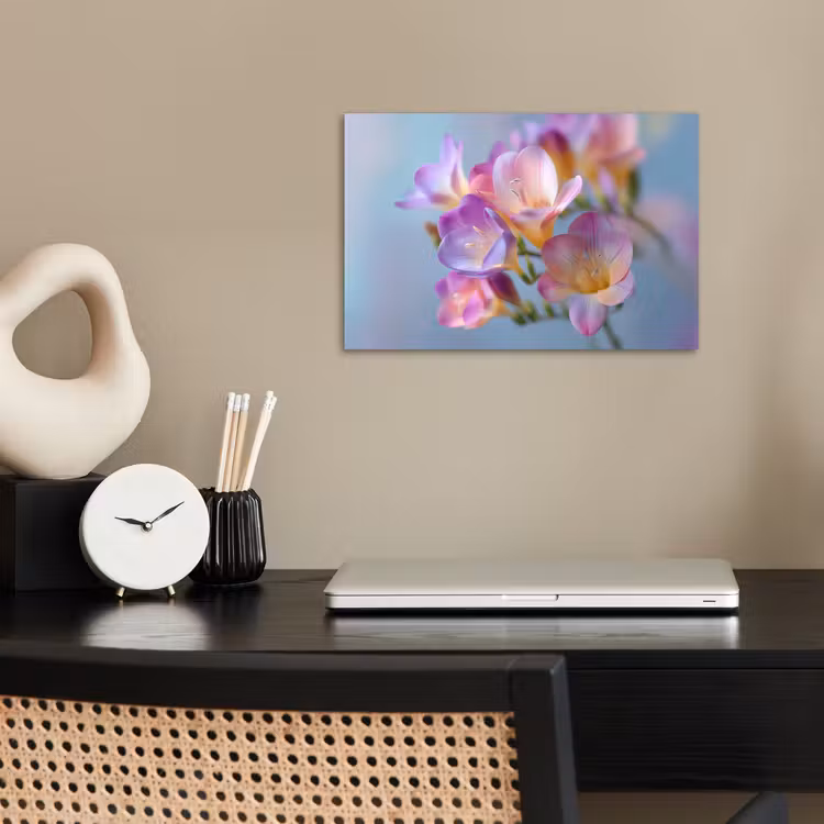 Poster - Bloemen - Paars - Overloop - Meeldraden — 2