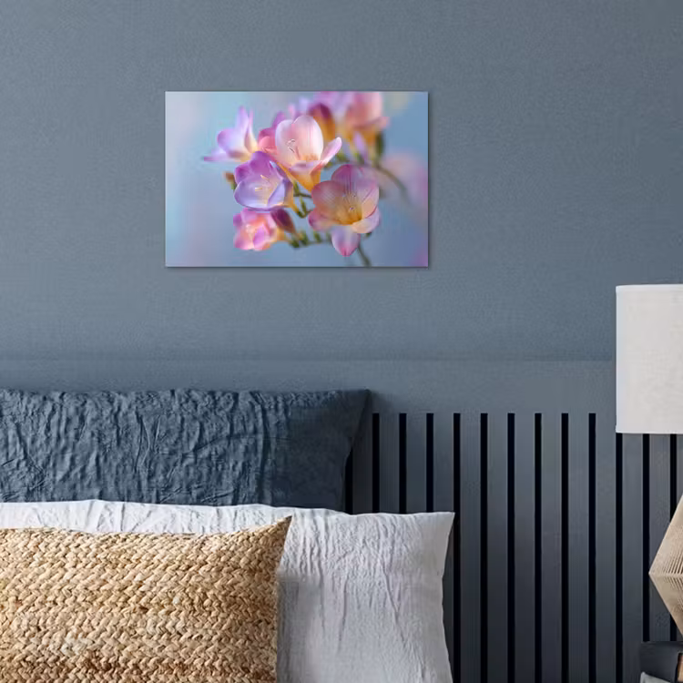 Poster - Bloemen - Paars - Overloop - Meeldraden — 3