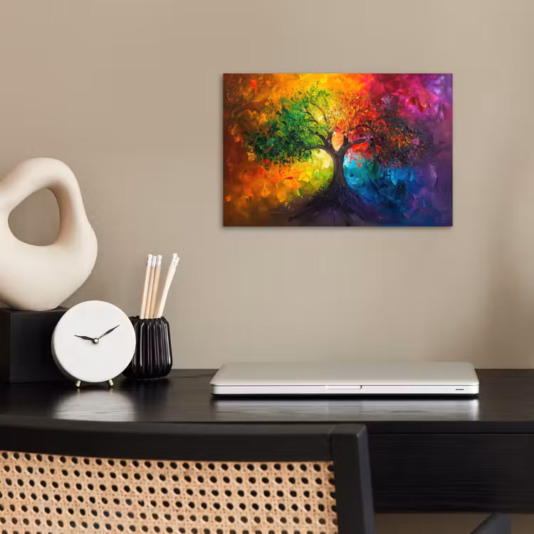 Poster - Boom - Kleurrijk - Modern - Abstract — 2