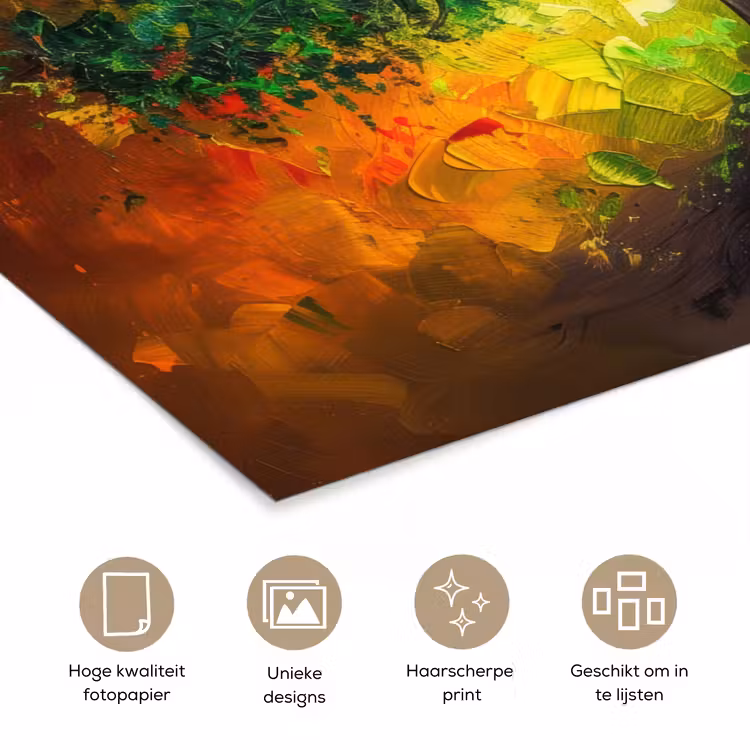 Poster - Boom - Kleurrijk - Modern - Abstract — 5