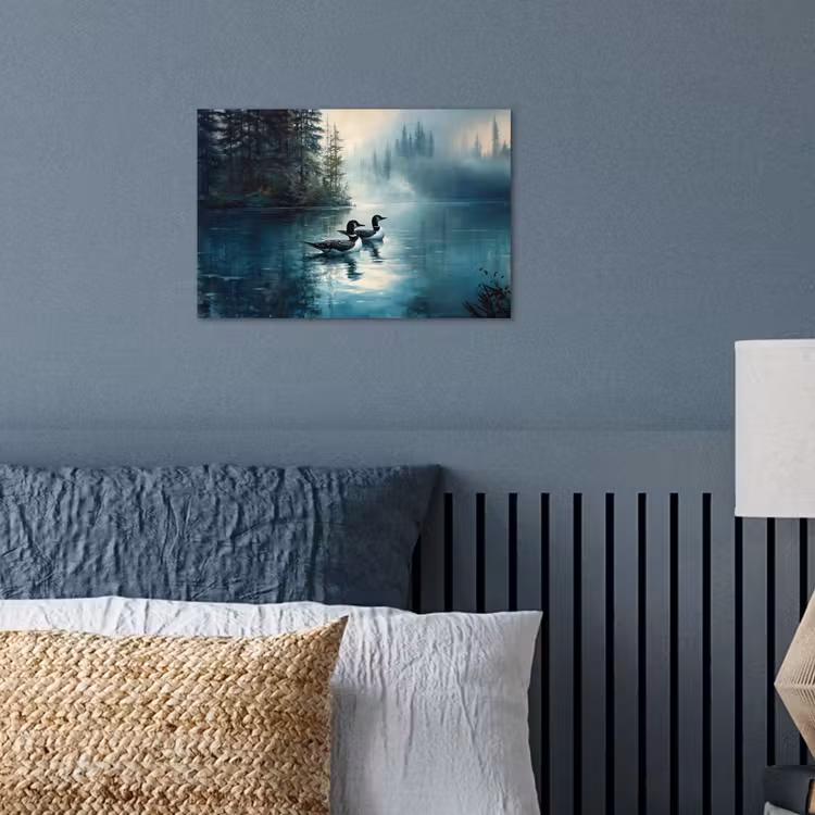 Poster - Bos - Water - Eenden - Mistig — 3