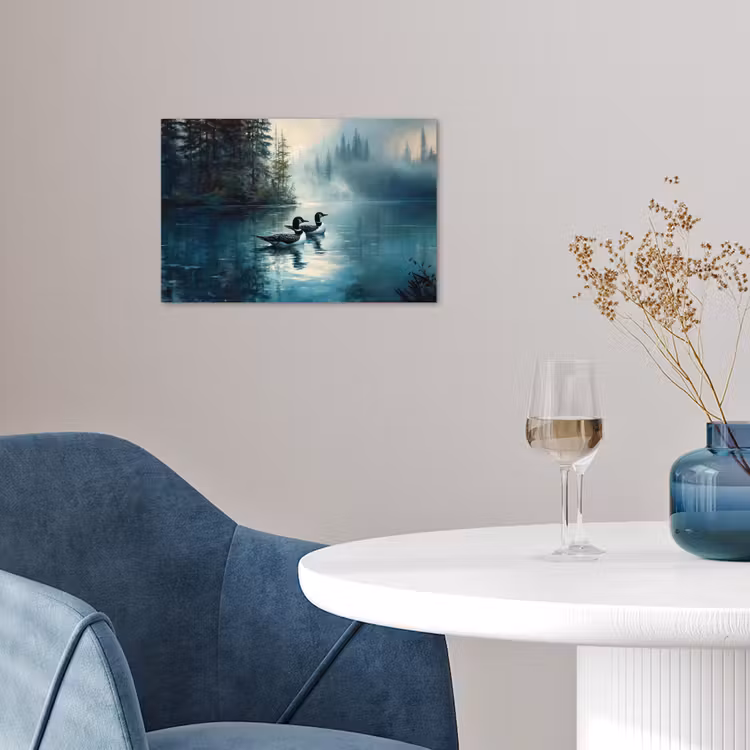 Poster - Bos - Water - Eenden - Mistig — 4
