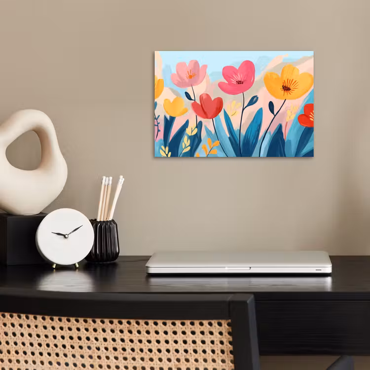 Poster - Illustratie - Bloemen - Kleurrijk — 2