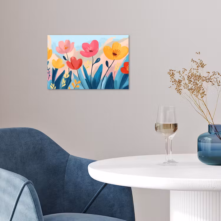 Poster - Illustratie - Bloemen - Kleurrijk — 4