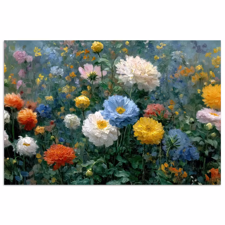 Poster - Close-up - Veld - Bloemen - Kleurrijk — 1