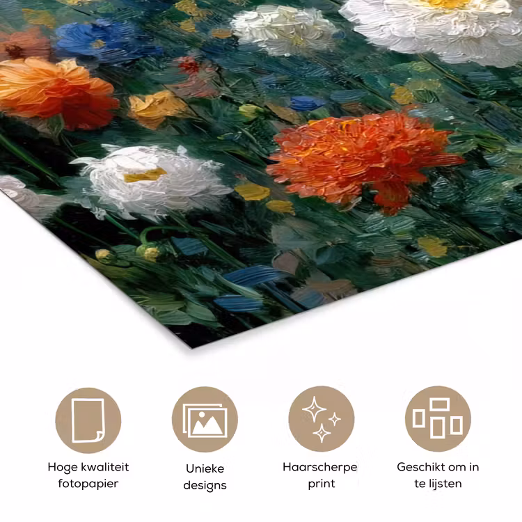 Poster - Close-up - Veld - Bloemen - Kleurrijk — 5