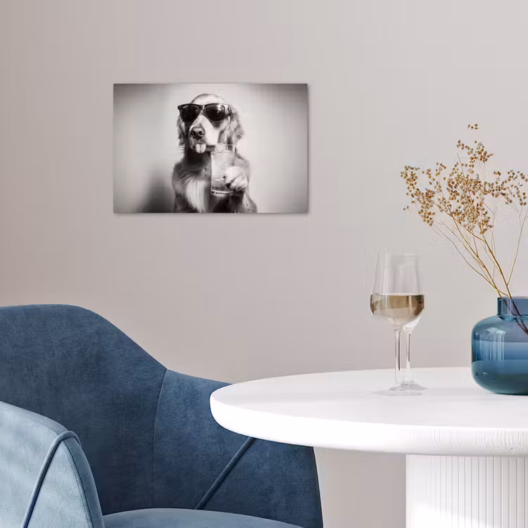 Poster - Golden retriever - Hond - Zonnebril - Gkas — 4