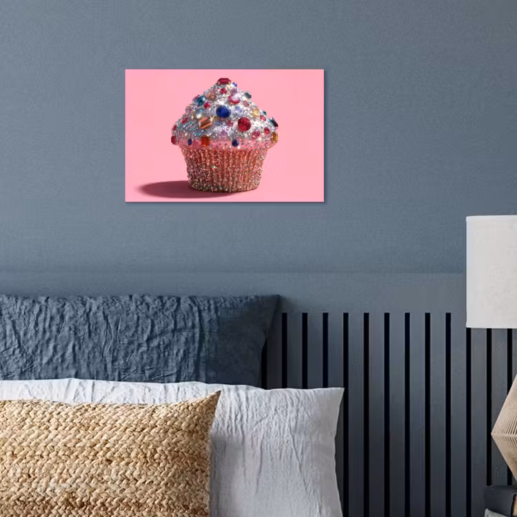 Poster - Cupcake - Kleurrijk - Edelstenen — 3