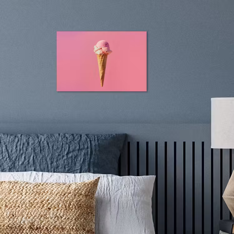 Poster - Hoorntje - Schepijs - Roze — 3