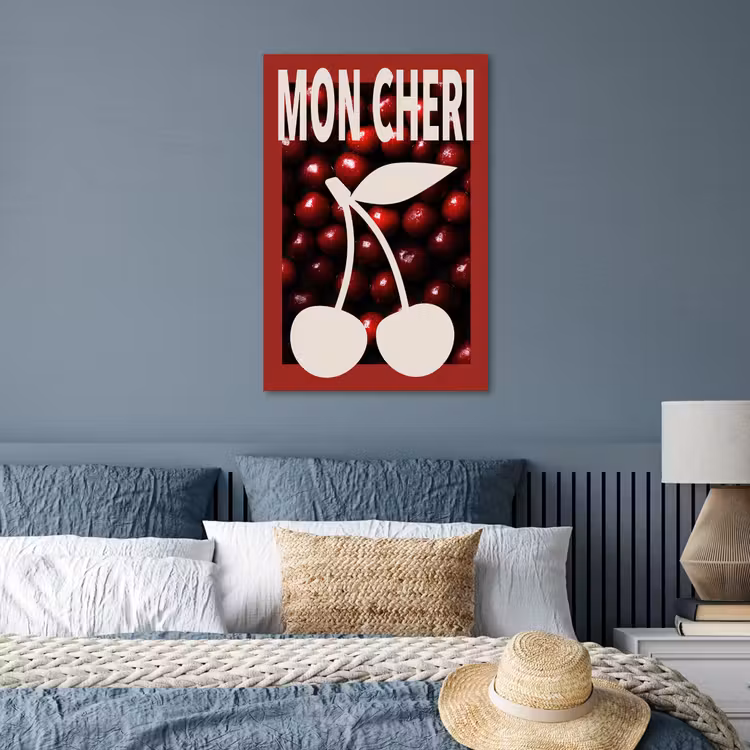 Poster - Kersen - Illustratie - Rood — 3