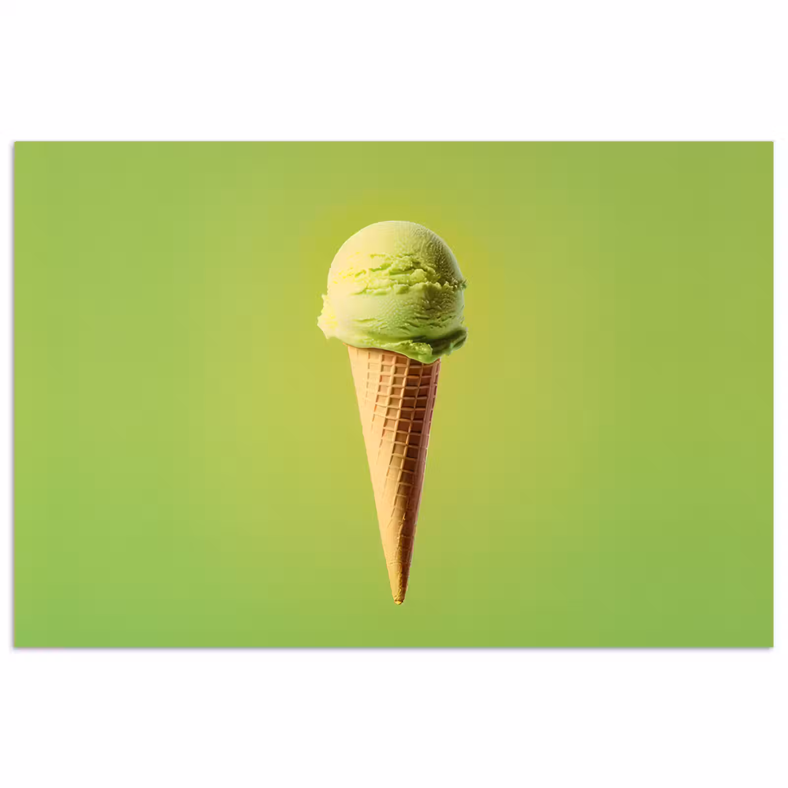 Poster - Hoorntje - Schepijs - Groen — 1