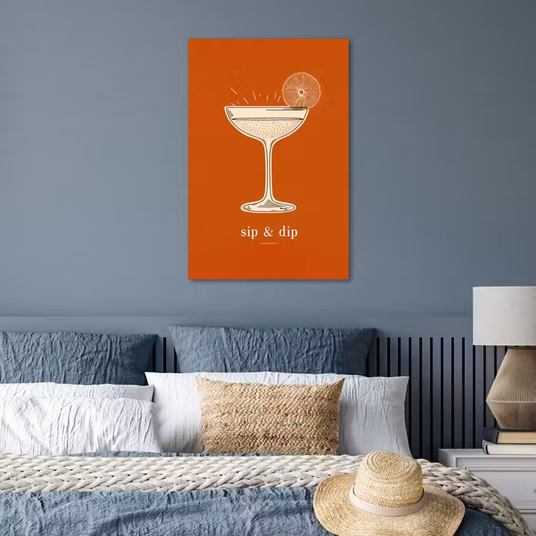 Poster - Cocktail - Oranje - Zomer - Quote — 3