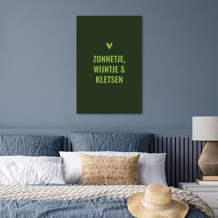 Poster - Donkergroen - Quote - Zon - Zomer — 3
