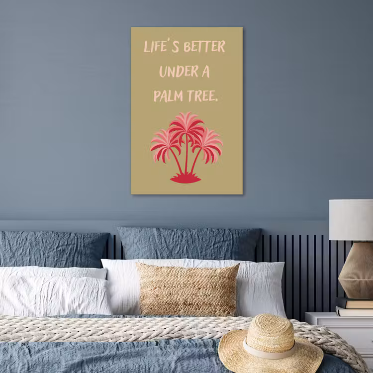 Poster - Groen - Zomer - Quote - Palmboom — 3