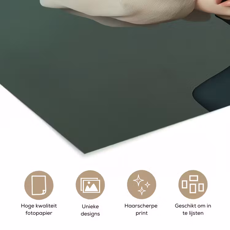 Poster - Hoed - Vrouw - Beige — 5