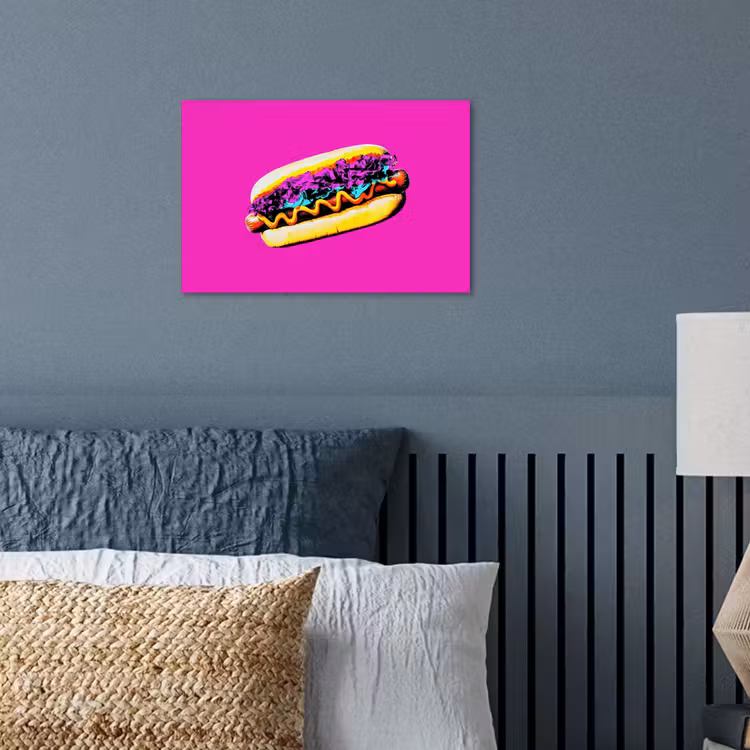 Poster - Hotdog - Roze - Retro — 3
