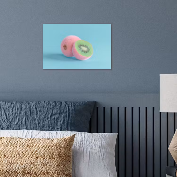 Poster - Kiwi - Blauw - Surrealistisch — 3