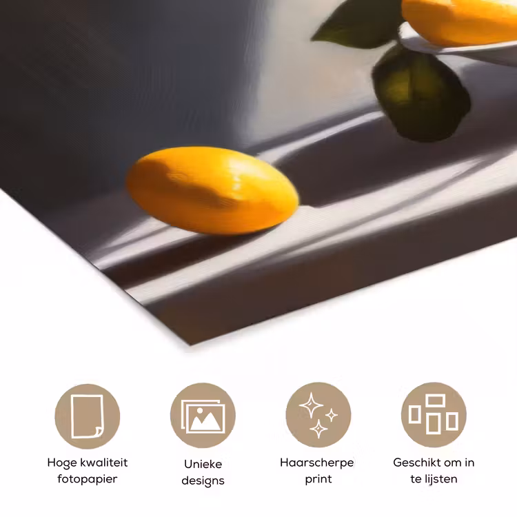 Poster - Citroenen - Stilleven - Geel — 5