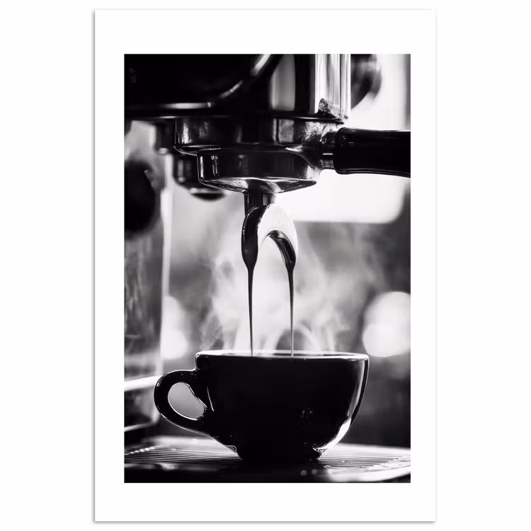 Poster - Coffee - Espresso - Koffiemachine - Kop — 1