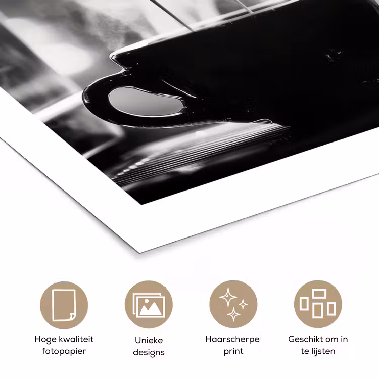 Poster - Coffee - Espresso - Koffiemachine - Kop — 5