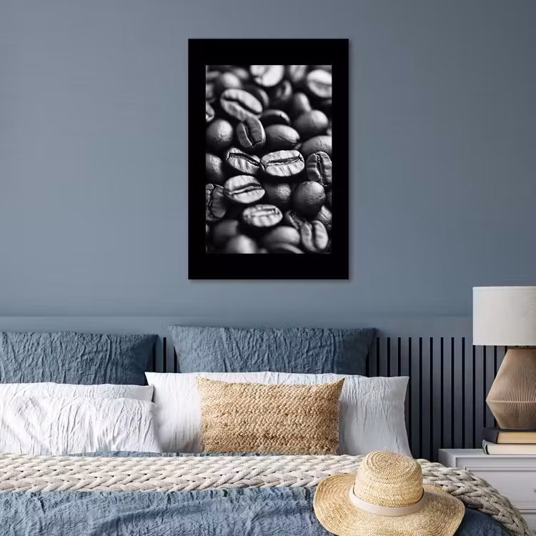 Poster - Koffiebonen - Zwart - Vintage — 3