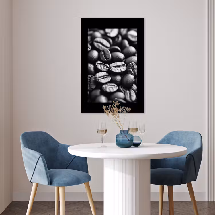 Poster - Koffiebonen - Zwart - Vintage — 4