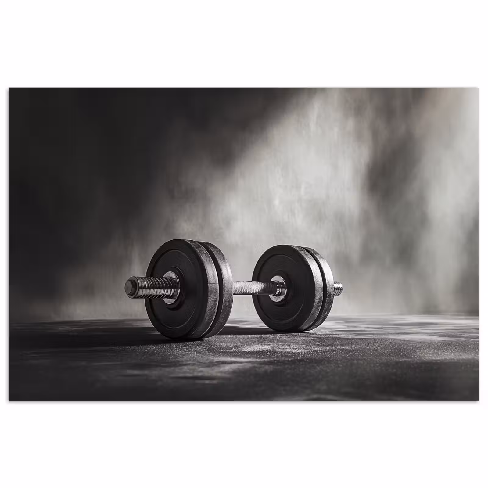 Poster - Halter - Gewichten - Zwart — 1