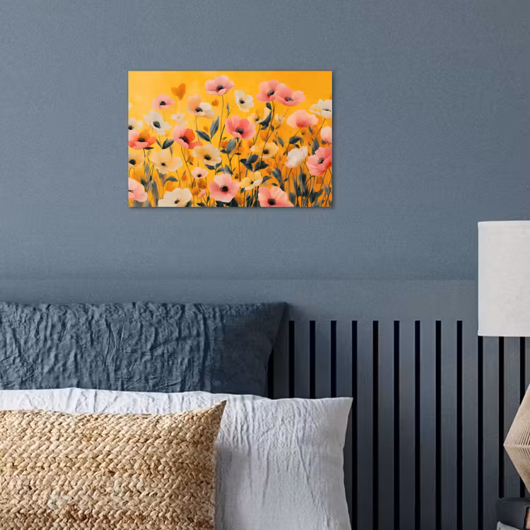 Poster - Bloemen - Veld - Geel — 3