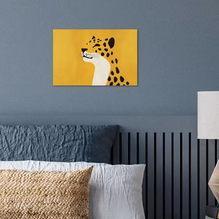 Poster - Cheetah - Illustratie - Geel — 3