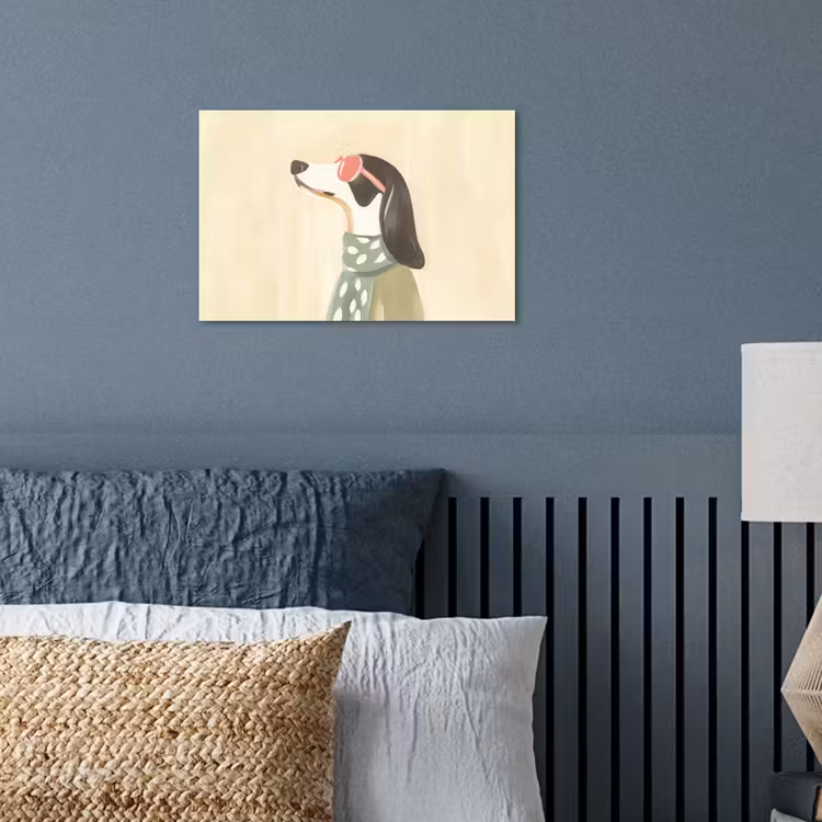 Poster - Hond - Zonnebril - Sjaal — 3