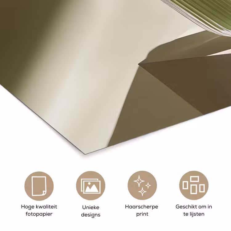 Poster - Matcha - Glas - Groen - Minimalistisch — 5