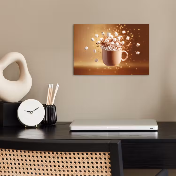Poster - Chocomelk - Drinken - Warm - Bruin — 2