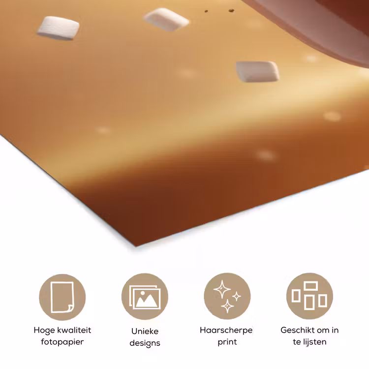 Poster - Chocomelk - Drinken - Warm - Bruin — 5