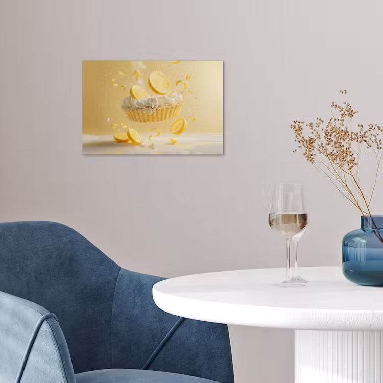 Poster - Citroen - Taart - Eten - Geel — 4